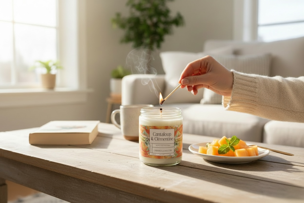 Bougie Cantaloup & Clémentine