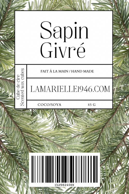 Cube de cire Sapin