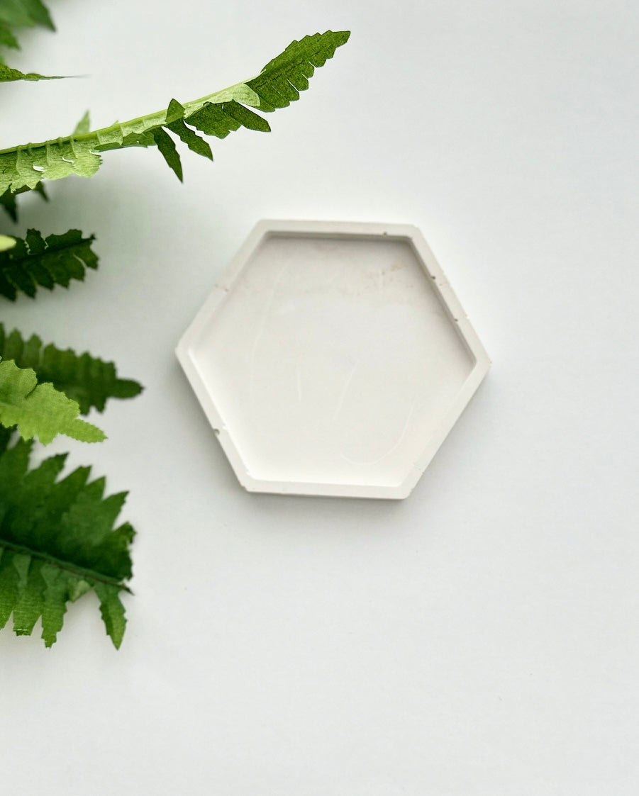 Sous-verres marbré hexagonale