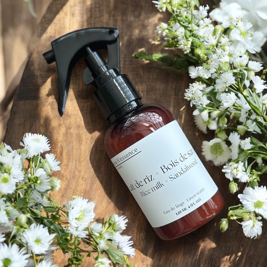 Eau de linge Lait de riz + Bois de santal