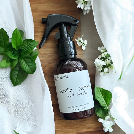 Eau de linge Basilic + Nérolie