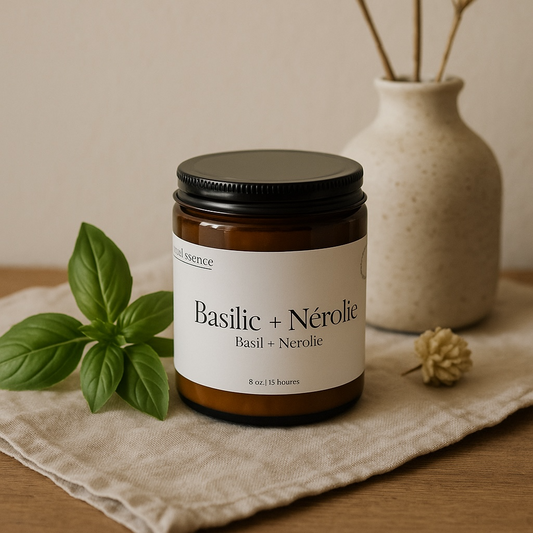 Bougie Basilic + Nérolie